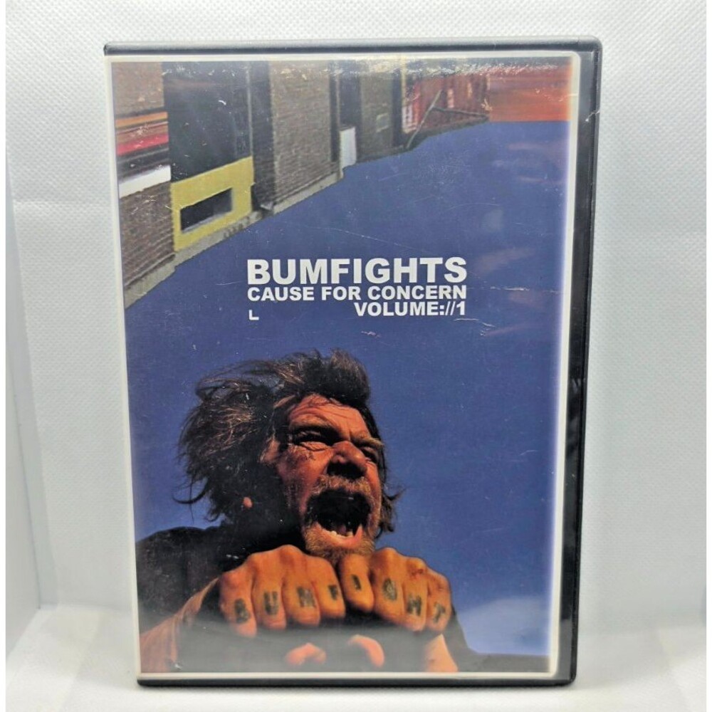 Bumfights: Cause for Concern - Volume 1 (DVD, 2001) Uncensored Unrated Rare OOP